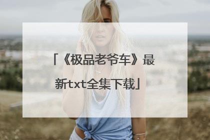 《极品老爷车》最新txt全集下载