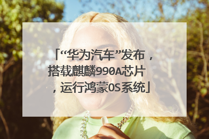 “华为汽车”发布，搭载麒麟990A芯片，运行鸿蒙OS系统