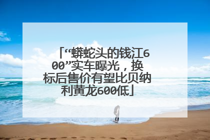 “蟒蛇头的钱江600”实车曝光，换标后售价有望比贝纳利黄龙600低