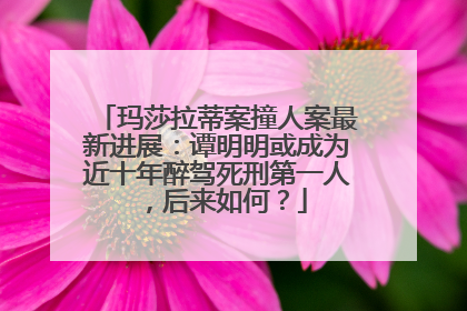 玛莎拉蒂案撞人案最新进展：谭明明或成为近十年醉驾死刑第一人，后来如何？
