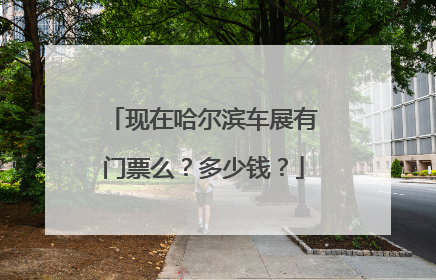现在哈尔滨车展有门票么？多少钱？