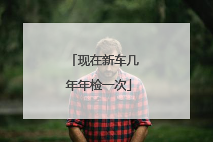 现在新车几年年检一次