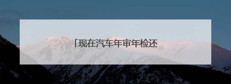现在汽车年审年检还有暴力检车项目吗？
