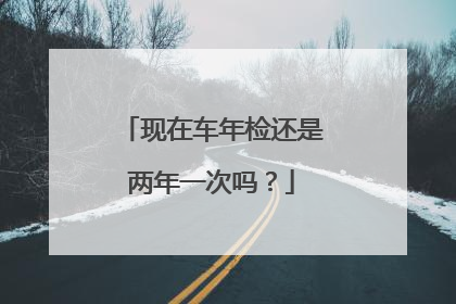 现在车年检还是两年一次吗？