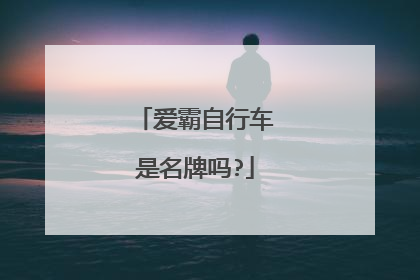 爱霸自行车是名牌吗?