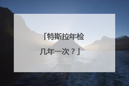 特斯拉年检几年一次？