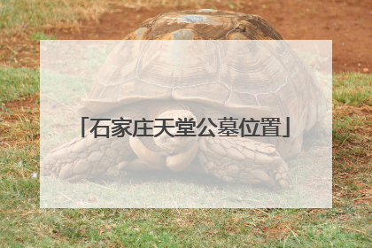 石家庄天堂公墓位置