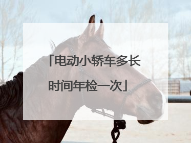 电动小轿车多长时间年检一次