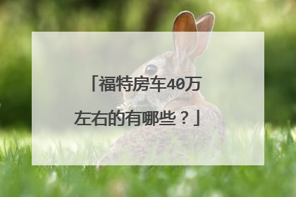 福特房车40万左右的有哪些？