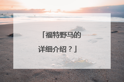 福特野马的详细介绍？