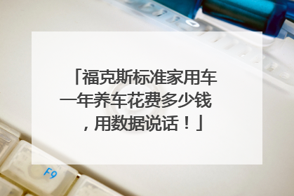 福克斯标准家用车一年养车花费多少钱，用数据说话！