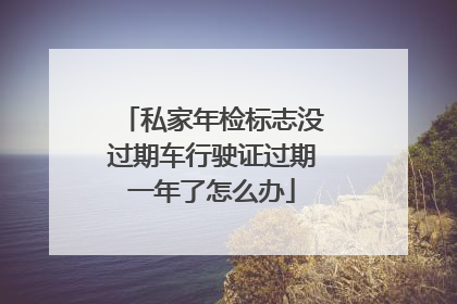 私家年检标志没过期车行驶证过期一年了怎么办