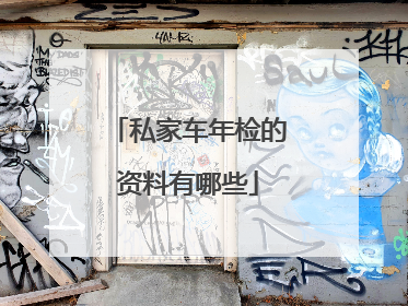 私家车年检的资料有哪些