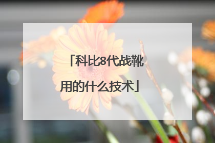 科比8代战靴用的什么技术