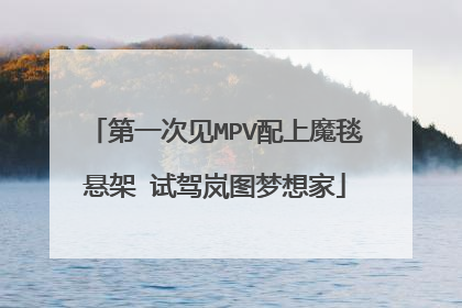 第一次见MPV配上魔毯悬架 试驾岚图梦想家