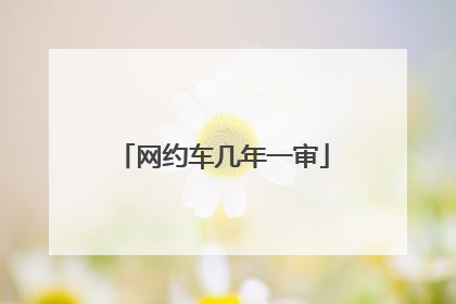 网约车几年一审