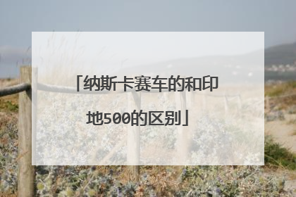 纳斯卡赛车的和印地500的区别