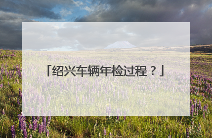 绍兴车辆年检过程？