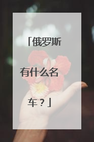 俄罗斯有什么名车？