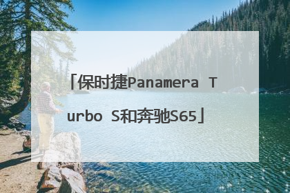 保时捷Panamera Turbo S和奔驰S65
