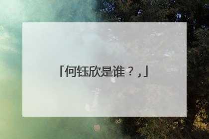 何钰欣是谁？,