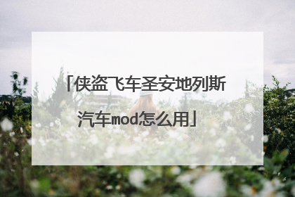 侠盗飞车圣安地列斯汽车mod怎么用