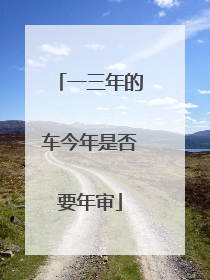 一三年的车今年是否要年审