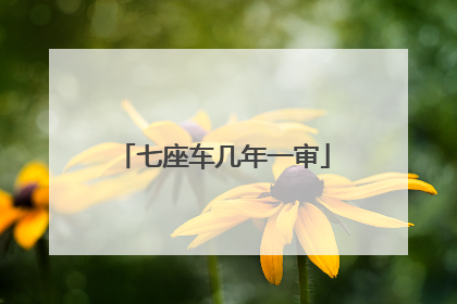 七座车几年一审