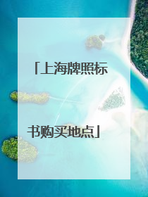 上海牌照标书购买地点