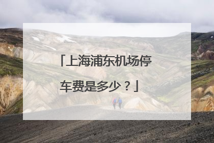 上海浦东机场停车费是多少？