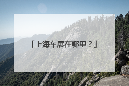 上海车展在哪里？