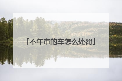 不年审的车怎么处罚