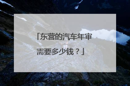 东营的汽车年审需要多少钱？