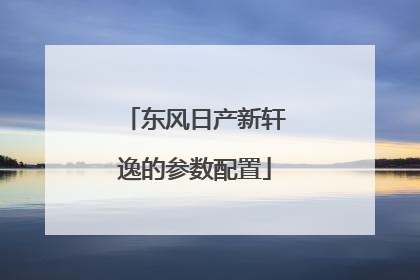 东风日产新轩逸的参数配置