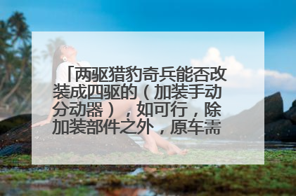 两驱猎豹奇兵能否改装成四驱的（加装手动分动器），如可行，除加装部件之外，原车需做哪些改动？
