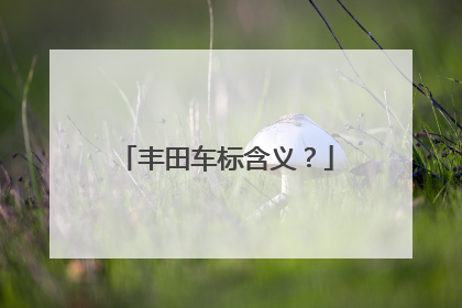 丰田车标含义？