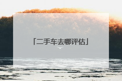 二手车去哪评估