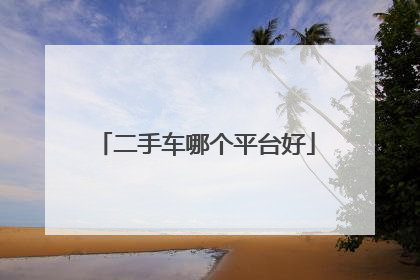 二手车哪个平台好