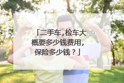 二手车,检车大概要多少钱费用,保险多少钱？