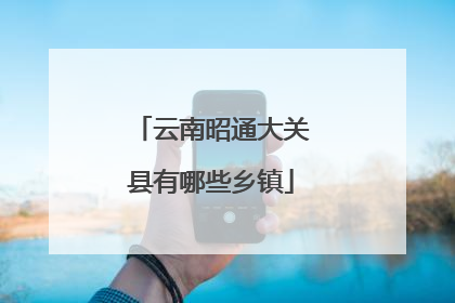 云南昭通大关县有哪些乡镇