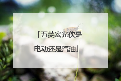 五菱宏光侠是电动还是汽油