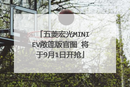 五菱宏光MINIEV敞篷版官图 将于9月1日开抢