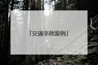 交通事故案例