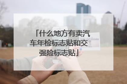 什么地方有卖汽车年检标志贴和交强险标志贴