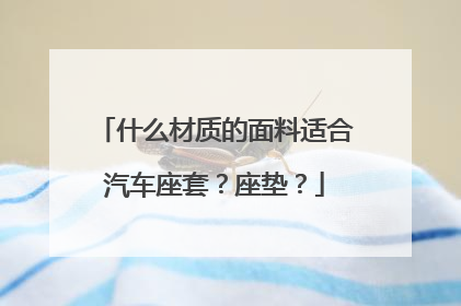 什么材质的面料适合汽车座套？座垫？