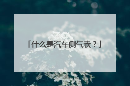 什么是汽车侧气囊？