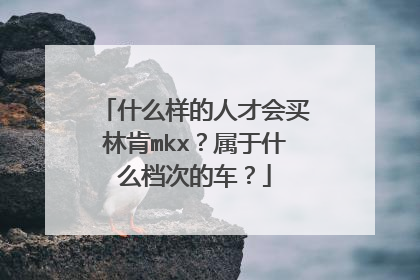 什么样的人才会买林肯mkx？属于什么档次的车？