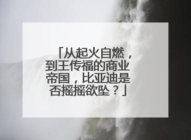 从起火自燃，到王传福的商业帝国，比亚迪是否摇摇欲坠？