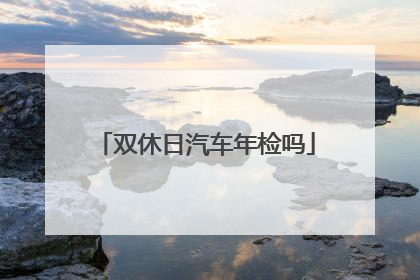 双休日汽车年检吗