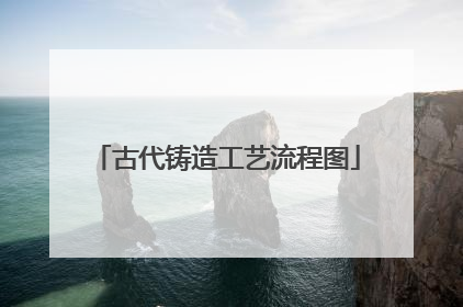 古代铸造工艺流程图